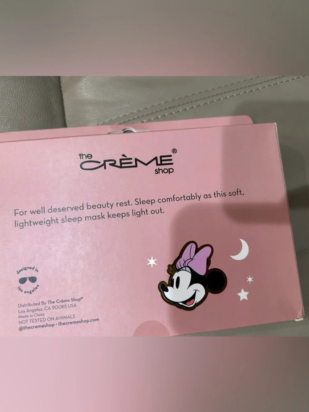 The Creme Shop Disney Minnie Mouse Snug Sleep Mask